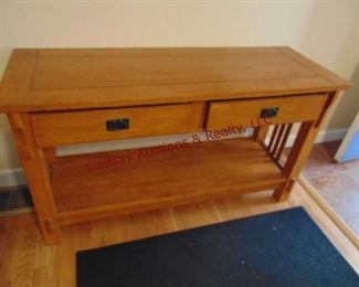 202 mission oak entry table