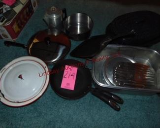 214 pots pans