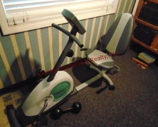 326 Weslo recumbant bike dumbells