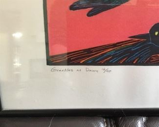 Grackles at Dawn numbered edition.