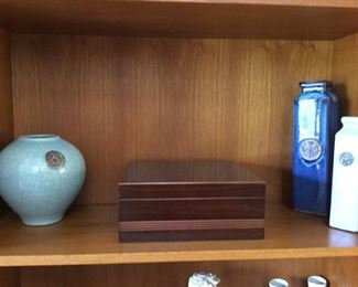 Ceramic vases and Cigar Humidor