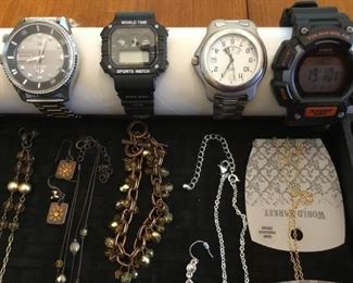 Costume Jewelry and Men's Watches