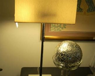 Modern chrome lamp