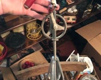 Red Bakelite handle mixer