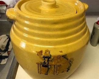Antique Alice in Wonderland cookie jar