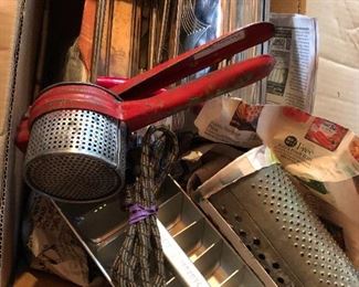 Great collection of vintage kitchen utensils