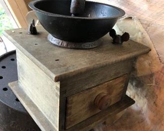 Vintage coffee grinder
