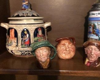 Staffordshire Toby mugs