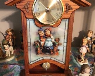 Hundreds of Hummels Hummel clock also