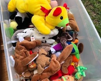 Yes we have beanie babies but we have a lot more than that