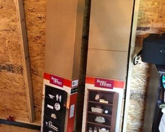 New shelving units in boxes