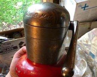 Vintage red and chrome juicer
Juice o matic