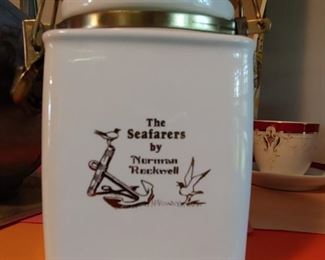 The Seafarers Tobacco jar Norman Rockwell