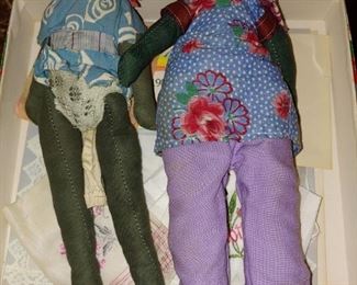 Black Americana dolls handmade circa 1940