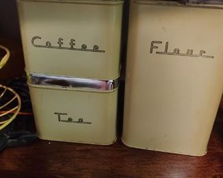 Vintage canister set