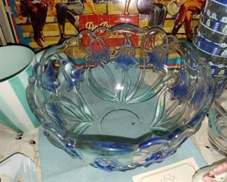 Mikasa Blue Iris Bowl