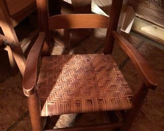 Sweet little antique child's rocker