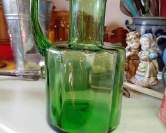 Beautiful Blenko water pitcher