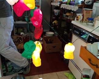 Vintage hanging lights owls