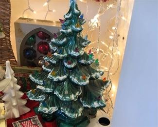 Beautiful vintage ceramic Christmas tree