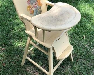 Vintage 1950s high chair