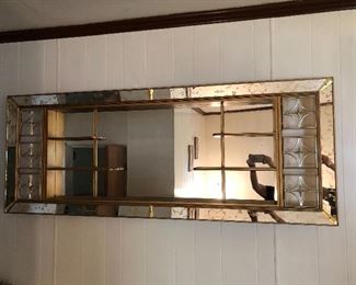 Beautiful shadow box mirror from the 50s
