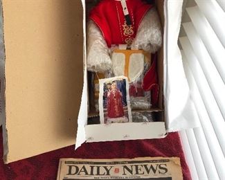 Pope John Paul II Doll with paperwork