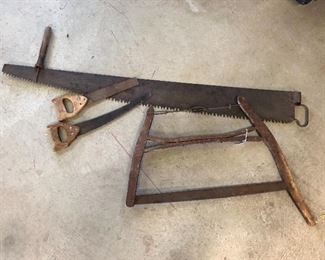 Primitive / antique hand saws