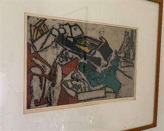 Signed and numbered etching by Leonard Edmondson 