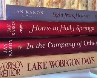 Jan Karon books and Garrison Keillor 
