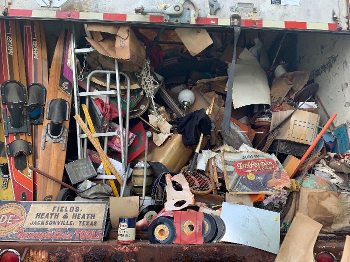 Tractor trailer loaded with collectibles!