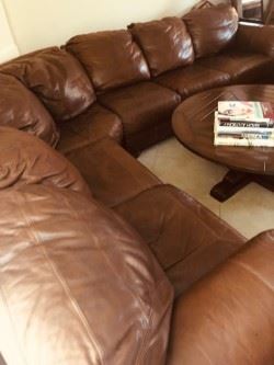 Round Wood Coffee Table