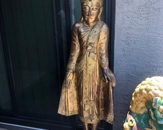 Tai 5 foot Wood Figure