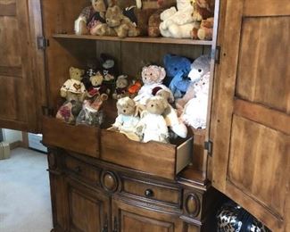 Armoir and Stuffed Bears