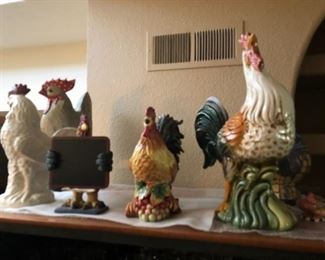 Partial Rooster Collection