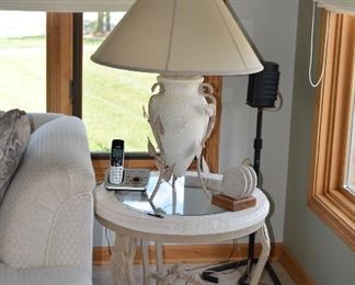 End Table and Lamp