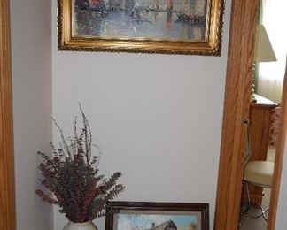 Wall Art and Vase