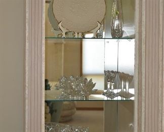 Glass Cabinet and Glass Bowls