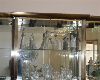 Glass Cabinet and Figurines