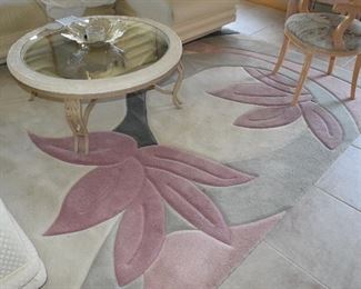 Coffee Table and Rug