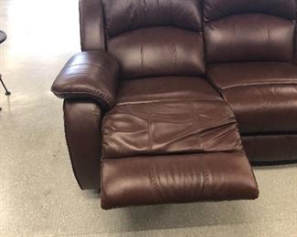 LIKE NEW COUCH WITH 1 RECLINER ON RIGHT SIDE 