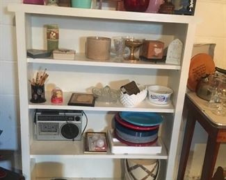 Shelving and Vases, etc.