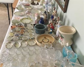 Glassware, Figurines, etc.