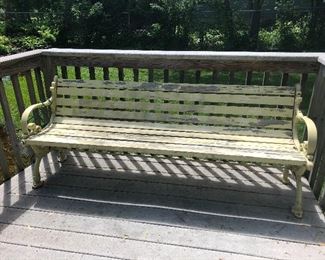 Vintage Village of Itasca bench
