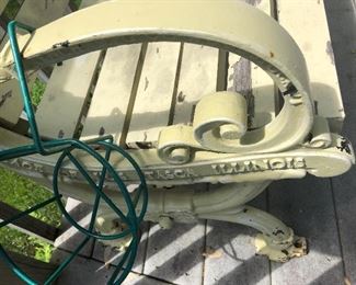 Vintage Village of Itasca bench