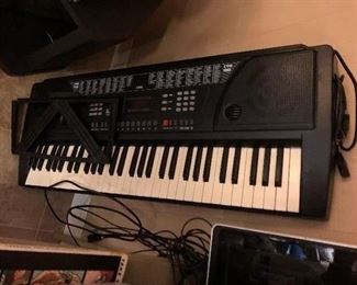 Electronic keyboard with stand