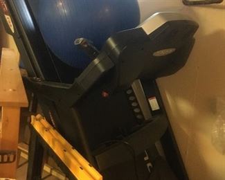 Treadmill, exercise ball
