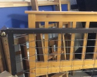 Day bed springs, queen headboard