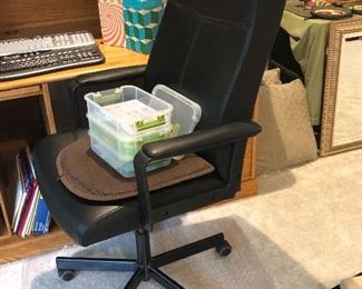 Office chair on wheels