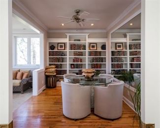 Collection of leather-bound classic book collection